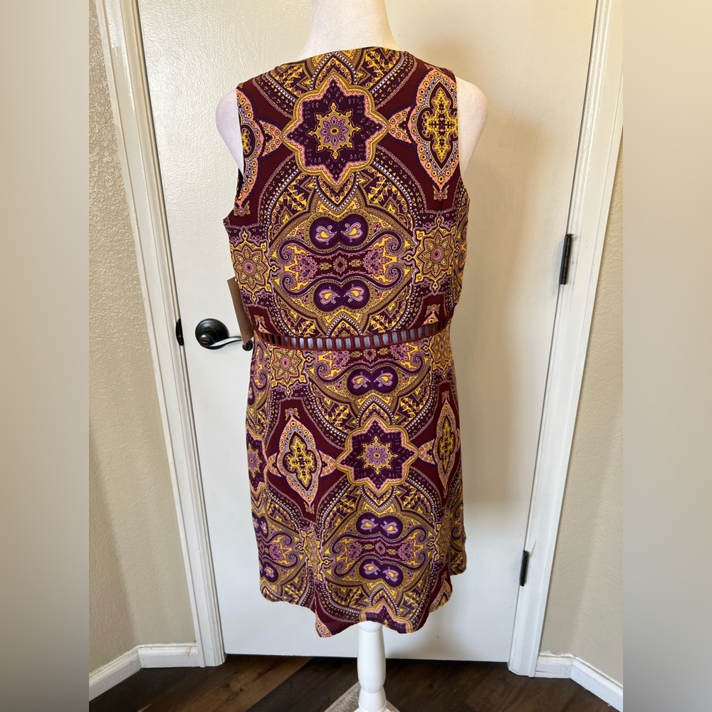TOBI Retro Paisley Mini Dress | XS - Picture 4 of 7